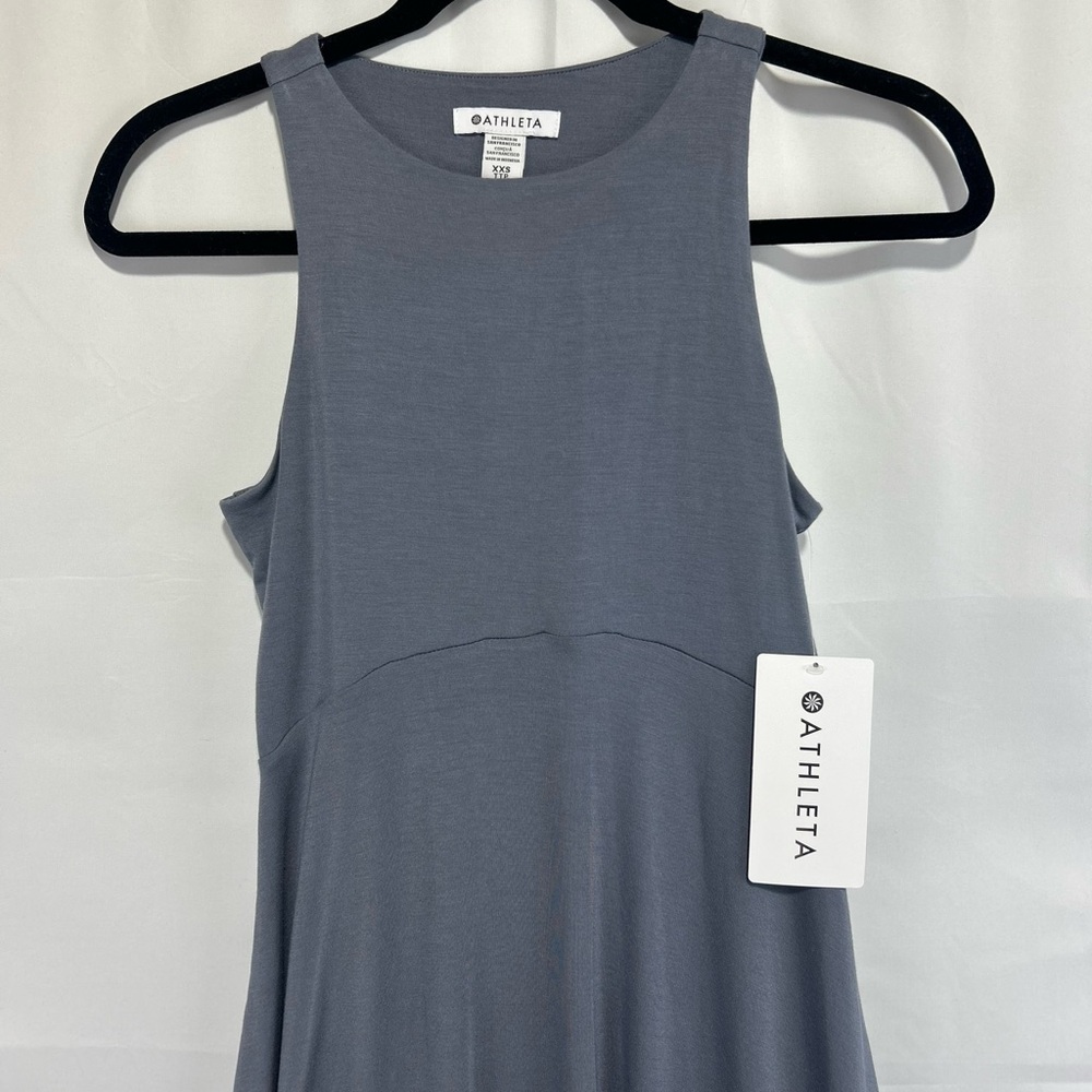 Athleta Gray Fitted dress